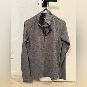 Under Armour Charcoal Heather Quarter-Zip Top